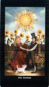 19 Аркан Солнце Викторианское Таро (Steampunk Tarot)