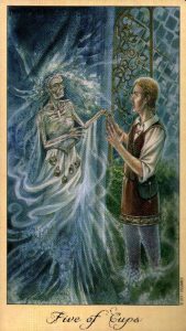 5 Кубков Таро Призраков и Духов Ghosts & Spirits Tarot