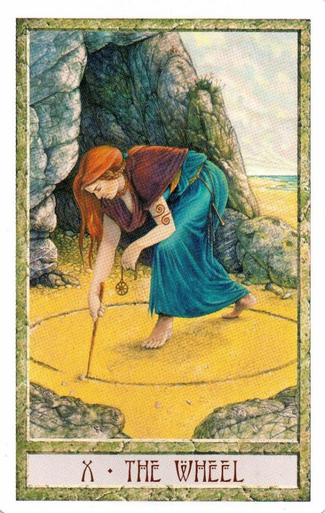 10 Аркан Колесо Таро Друидов The Druid Craft Tarot