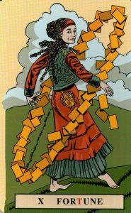 10 Аркан Колесо Фортуны The English Magic Tarot Таро Английской Магии