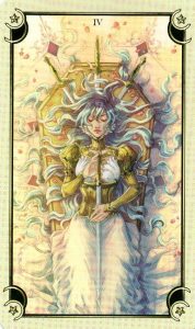 4 Мечей Таро Семи Звезд Mystical Manga Tarot