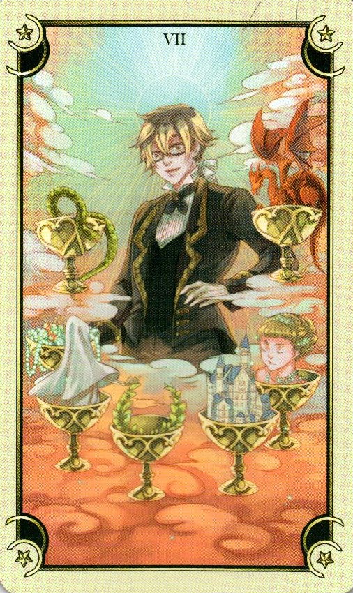 7 Чаш Таро Семи Звезд Mystical Manga Tarot