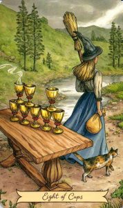 8 Кубков Everyday Witch Tarot