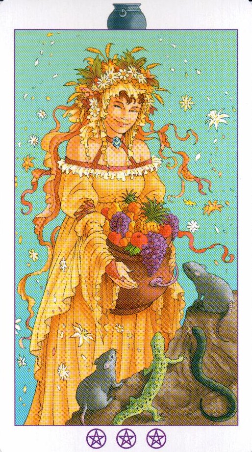 Богиня Котлов (Королева) Ведьмовское Таро Witchy Tarot