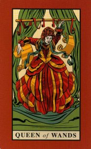Королева Жезлов The English Magic Tarot Таро Английской Магии