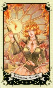 Королева Жезлов Таро Семи Звезд Mystical Manga Tarot