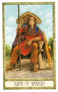 Король Жезлов Таро Друидов The Druid Craft Tarot