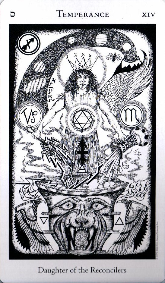 14 Аркан Умеренность The Hermetic Tarot