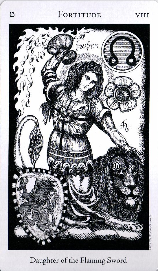 8 Аркан Сила Духа The Hermetic Tarot