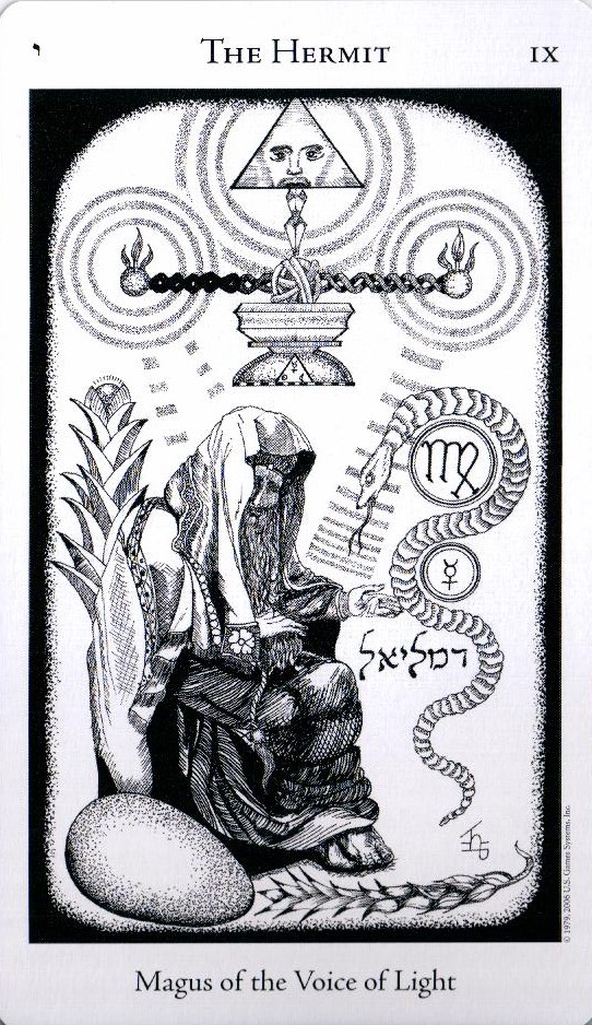 9 Аркан Отшельник The Hermetic Tarot