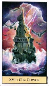 16 Башня Crystal Visions Tarot