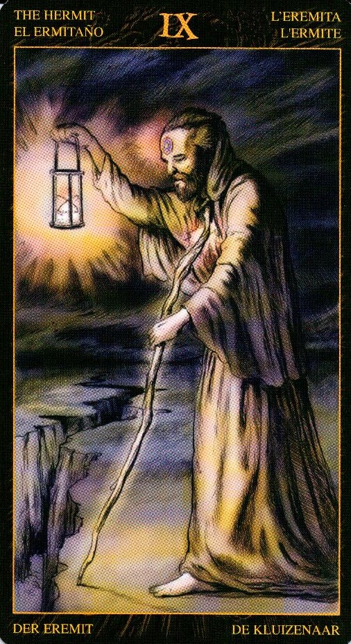 9 Отшельник Таро Возрождения 2012 Tarot of Ascension