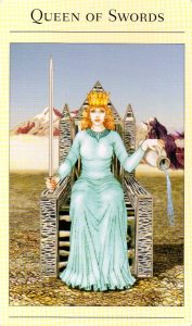 Королева Мечей The New Mythic Tarot