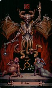 15 Аркан Дьявол Modern Spellcaster's Tarot