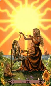 19 Аркан Солнце Modern Spellcaster's Tarot