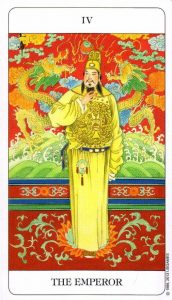4 Император Chinese Tarot Deck Китайское Таро
