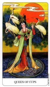 Королева Кубков Chinese Tarot Китайское Таро